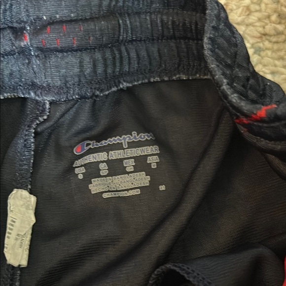 Champion Black and Red Performance Basketball Shorts - Picture 2 of 2